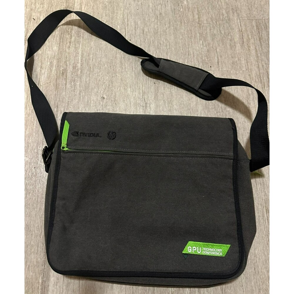NVIDIA HP GPU Technology Conference Gaming Padded Laptop Shoulder Bag Tote